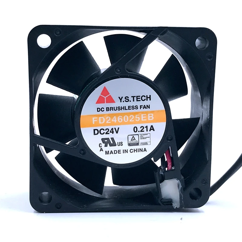 100 шт. для инверторного охлаждающего вентилятора новый FD246025EB 60*60*25 мм DC24V 0.21A 2