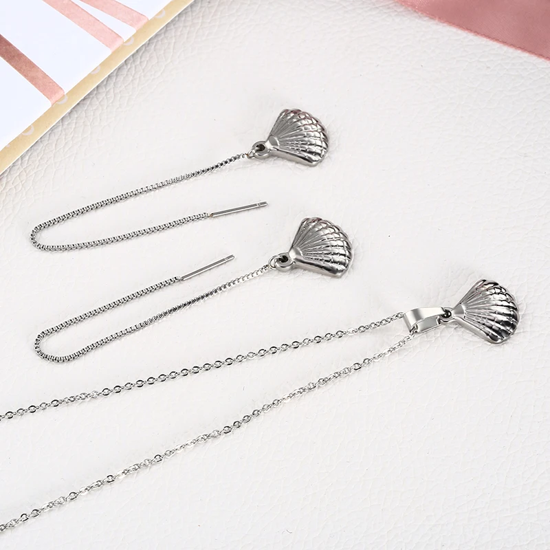 RIR серебряное золотое ожерелье из ракушек нержавеющей стали бохо шик крошечные