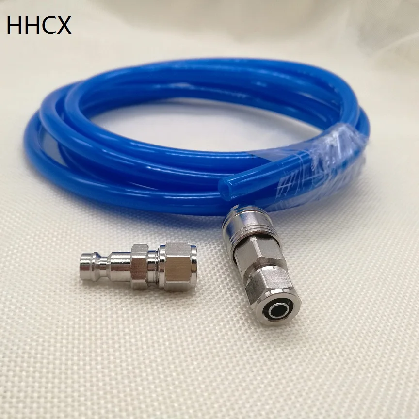 5 10 15 20 метров синий 8*5 мм PU trachea с MINI европейского стиля быстроразъемный воздушный