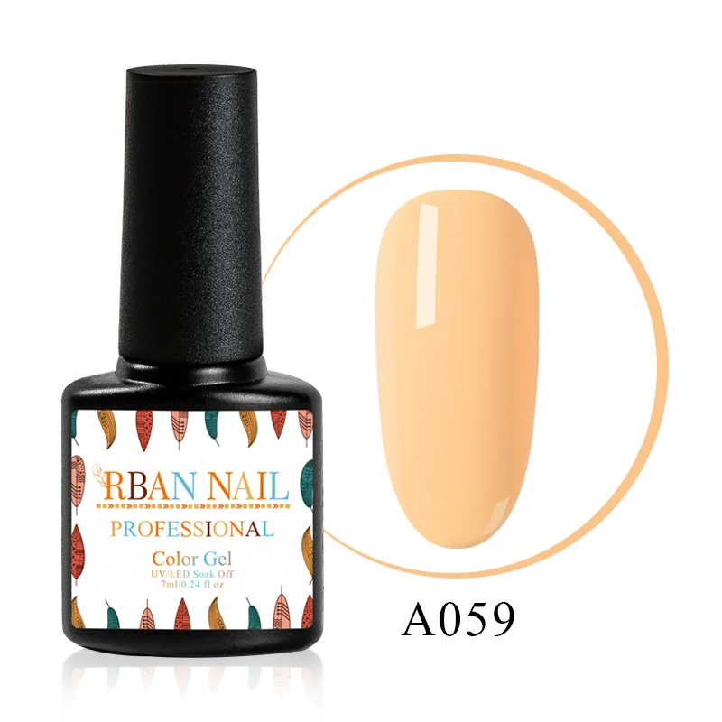 EEM30059 RBAN NAIL 7 мл УФ-гель для ногтей чистый полуперманентный лак верхнее покрытие УФ светодиодный Гель-лак замочить ногтей художественный Гель-лак для ногтей - Цвет: EEM30059
