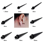 Набор для растяжки Fanpeijy с вилками, 14 г-0 г, акриловая пробка, ушной датчик, набор для растяжки, щипцы и пробки для пирсинга тела