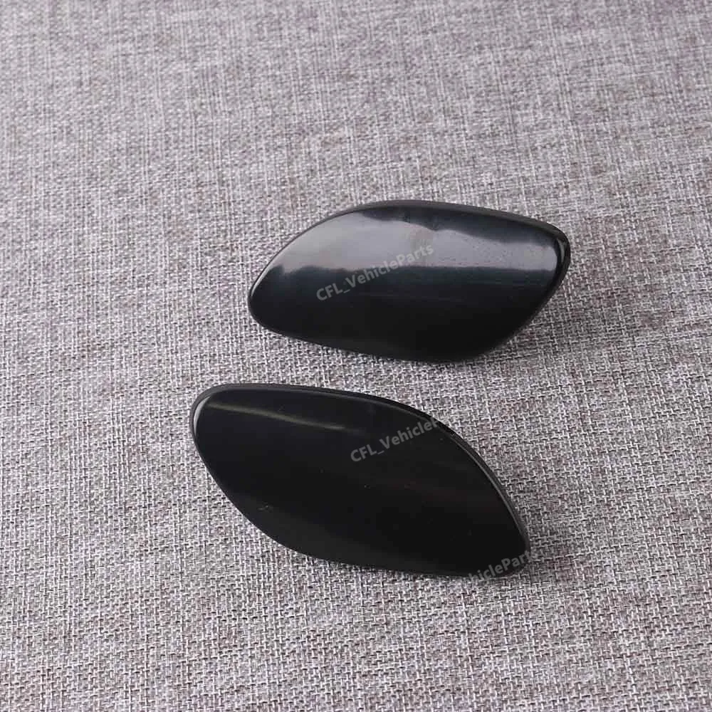 Пара L R передний бампер Омыватель фар сопло Струйная Крышка Неокрашенный 39870059