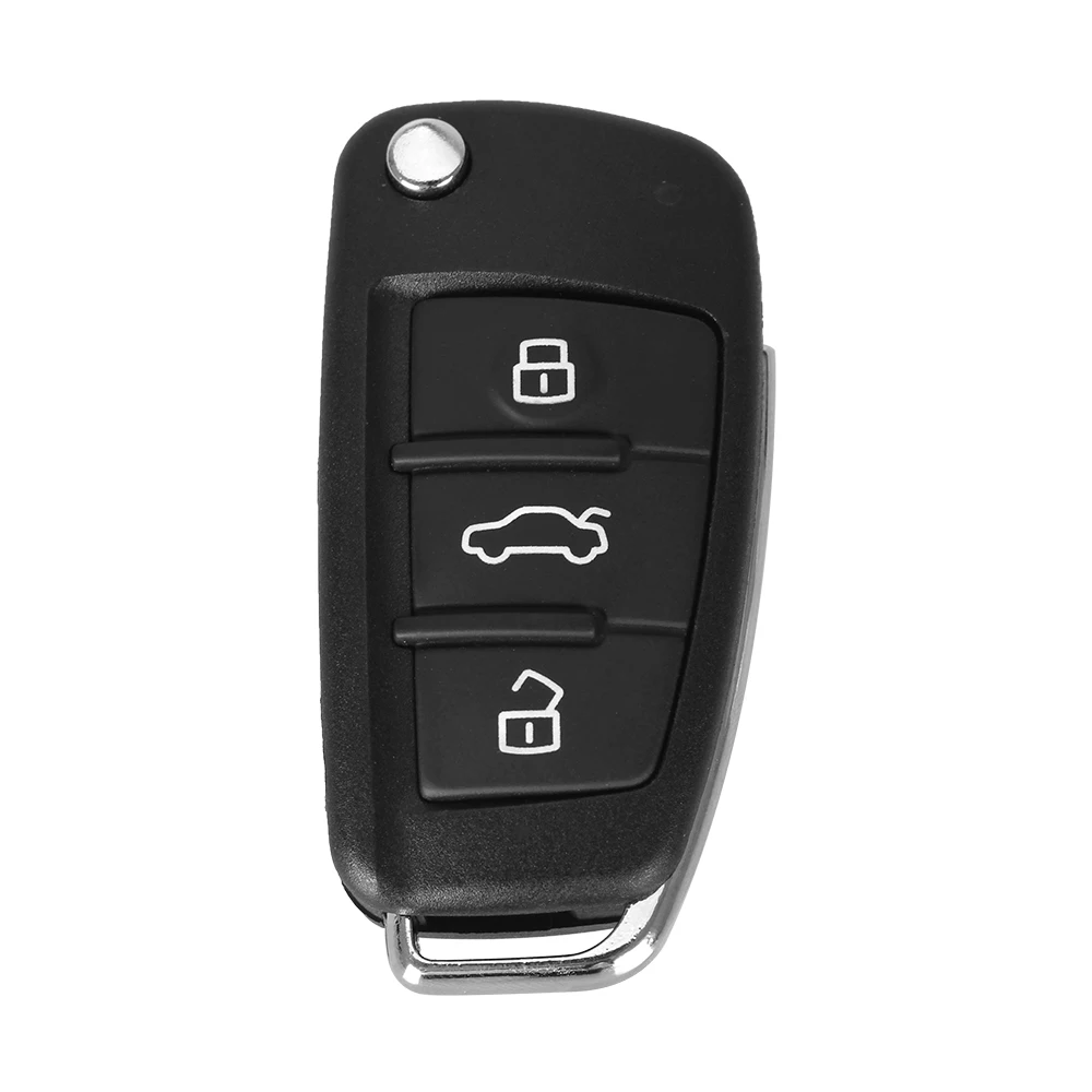 DANDKEY для Audi A2 A3 A4 A6 A6L A8 S5 Q7 TT автомобильный чехол ключей Замена Складная откидная