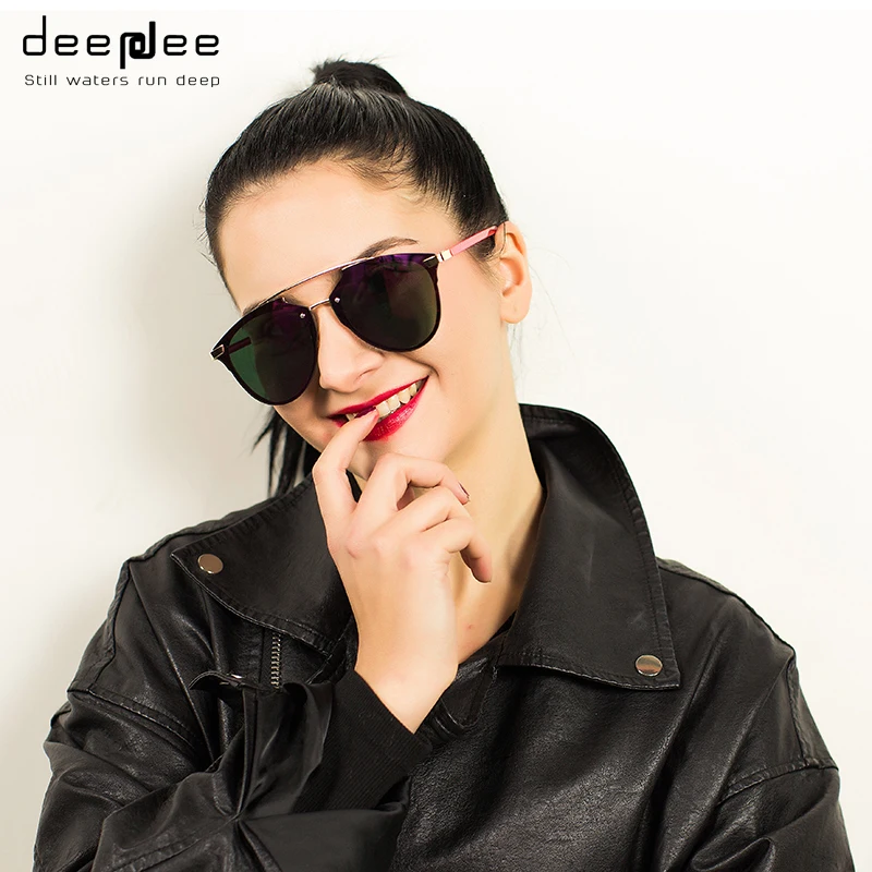 Deepdee солнцезащитные очки 2019 женские/мужские брендовые дизайнерские UV400