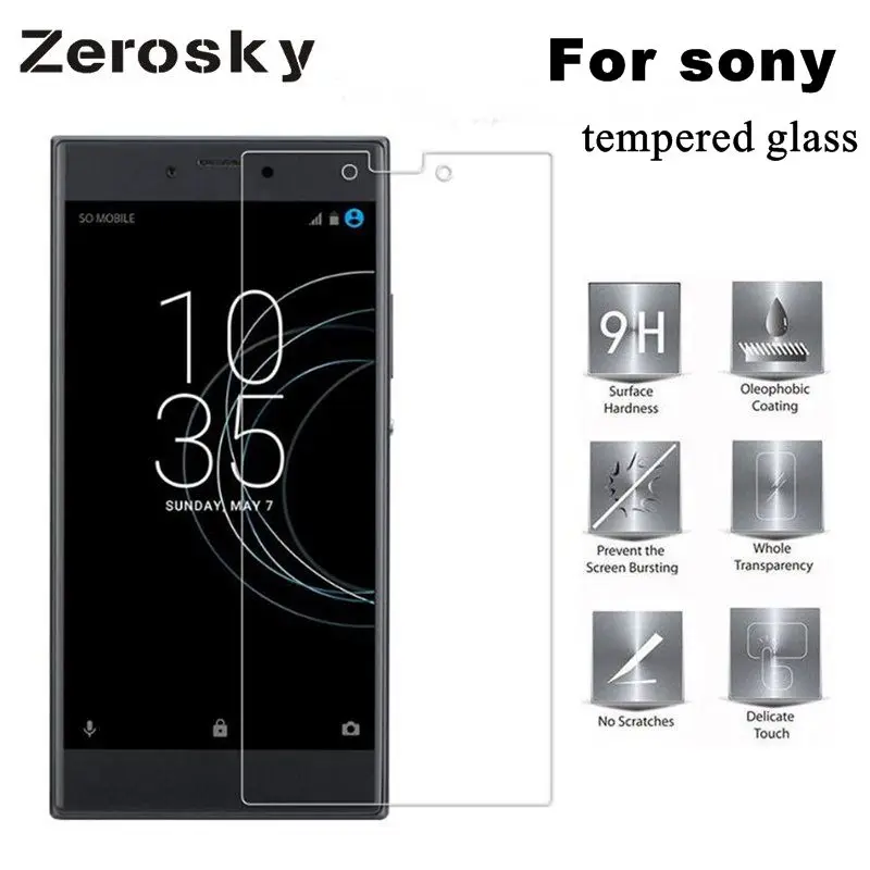 Взрывозащищенная Защита экрана для SONY Xperia Z3 R1 XZ1 Compact XA2 Ultra XA1 9H Закаленное стекло