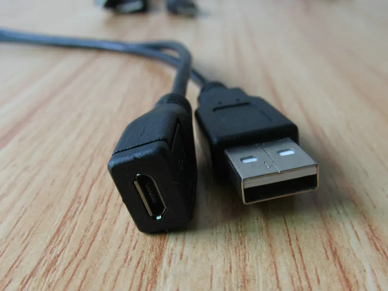 1 шт. прямой Удлинитель USB 2 0 A папа к микро b 5pin мама адаптер шнур соединительный