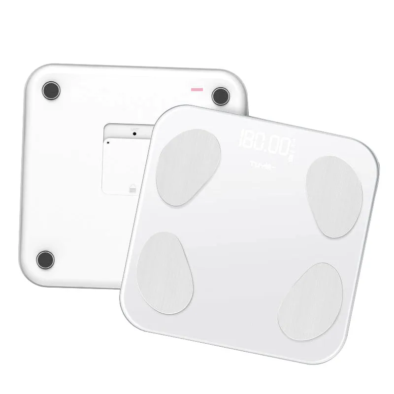 Весы с Bluetooth напольные весы для ванной умные подсветкой ИМТ вес тела 4/8 электроды
