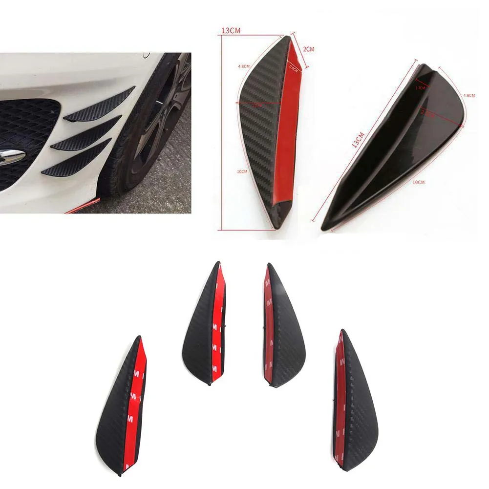 4 шт. универсальный автомобиль модификация общего назначения дефлектор спойлер