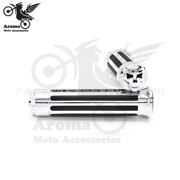 Высококачественная Черная Серебристая хромированная часть черепа