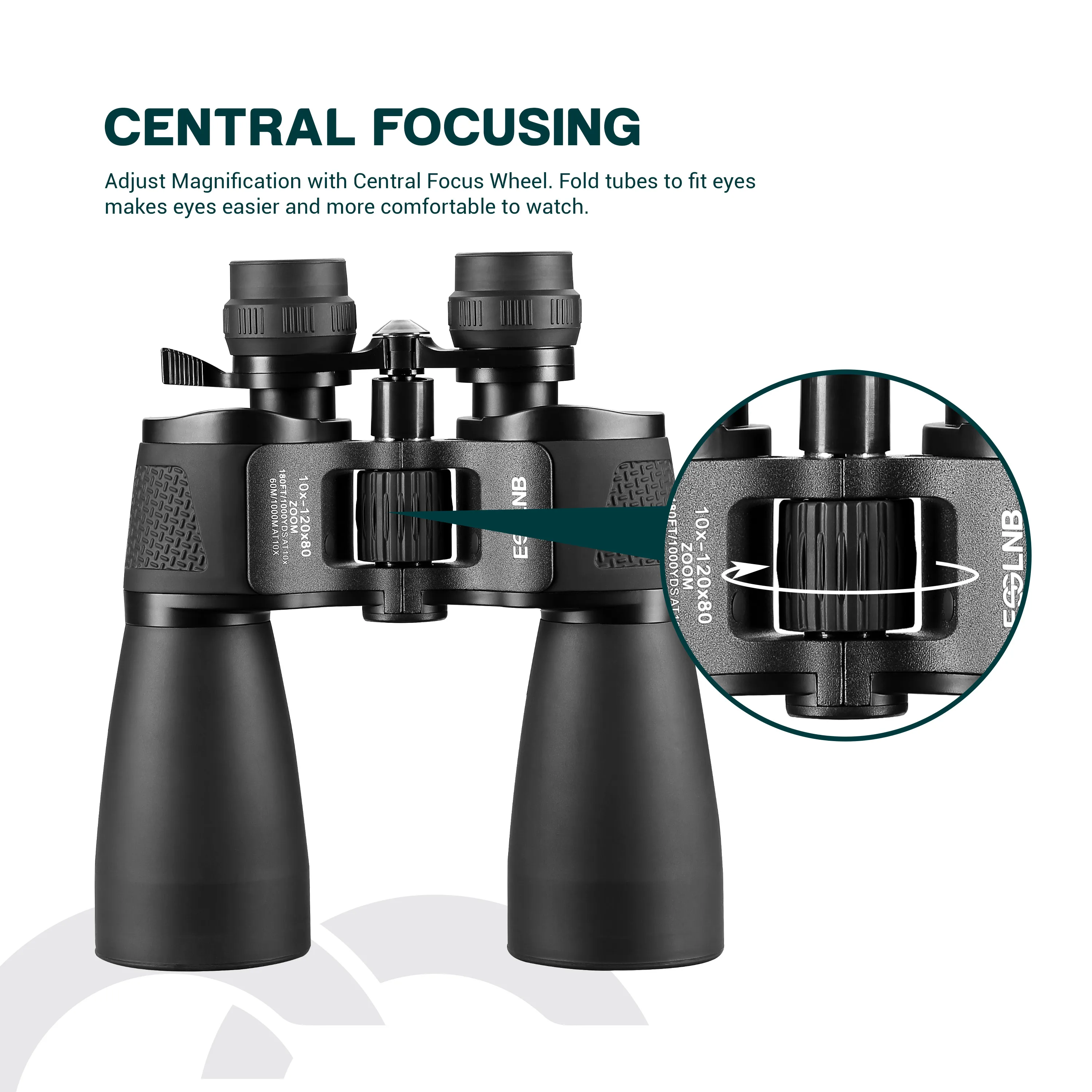 10-120X80 Zoom Binoculars Large FMC Lens HD Vision for Hunting Camping Bird Watching Professional Telescope with Carrying Bag |