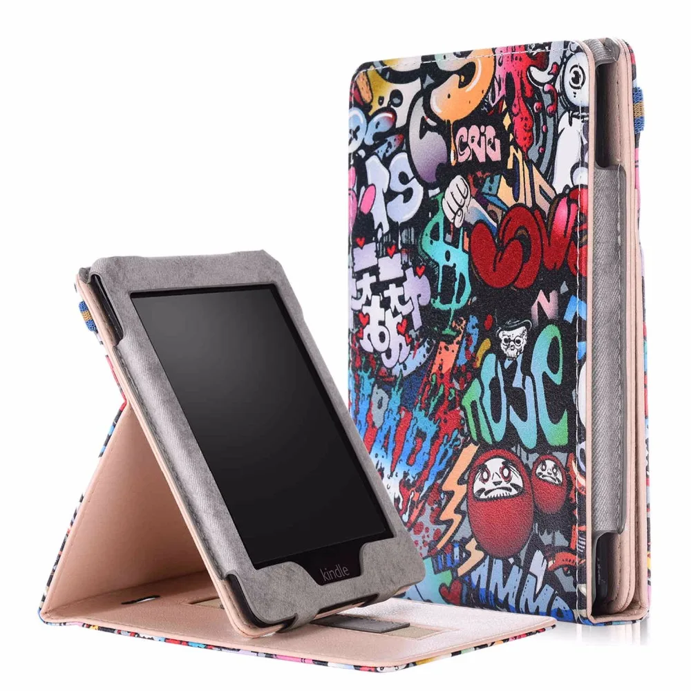 Чехол для Amazon kindle Paperwhite 1 2 3 4 PU умный чехол для kindle paperwhite чехол с держателем для рук