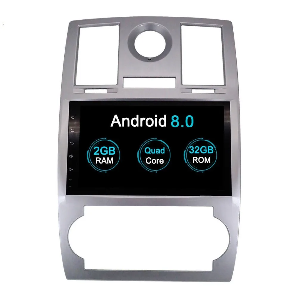 Автомобильный мультимедийный плеер Chrysler Jeep Dodge 300C 9 дюймов Android 8 0 GPS навигация без
