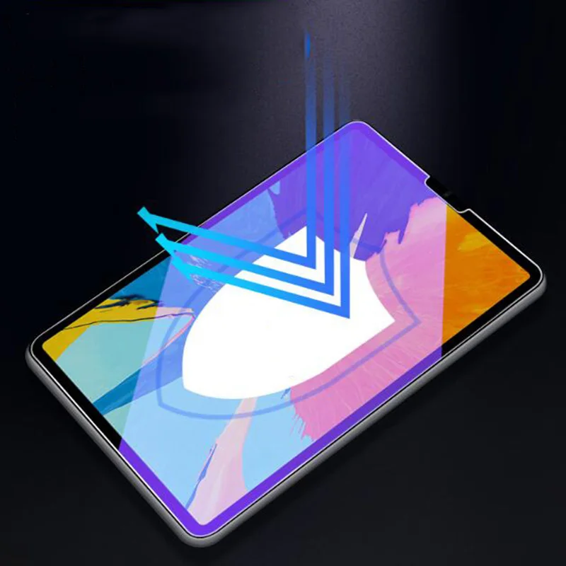 2.5D полное покрытие анти синее закаленное стекло для Apple iPad Pro 1" 12,9" супер прозрачная защита экрана планшета защитная пленка