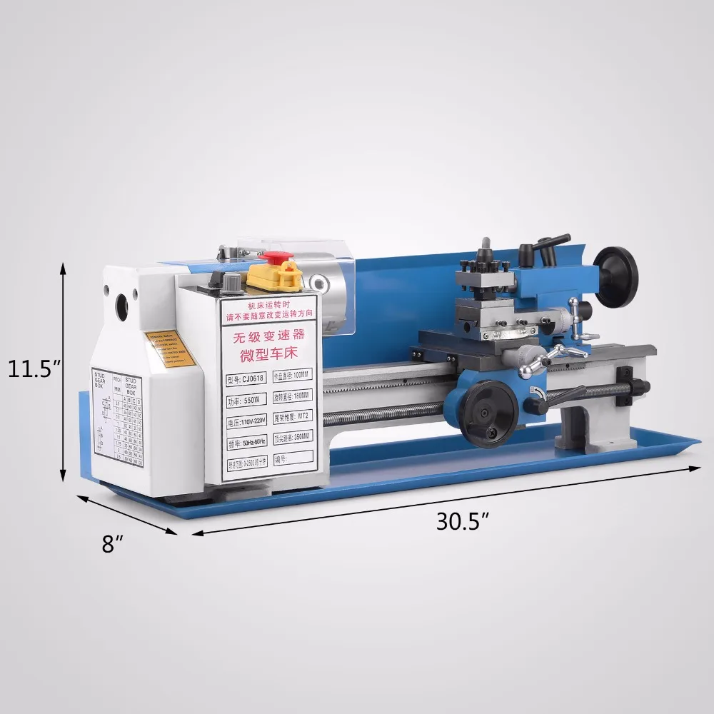 Токарный станок 7x14 550 Вт 2500 об./мин.|variable speed lathe|precision metal lathemetal lathe |