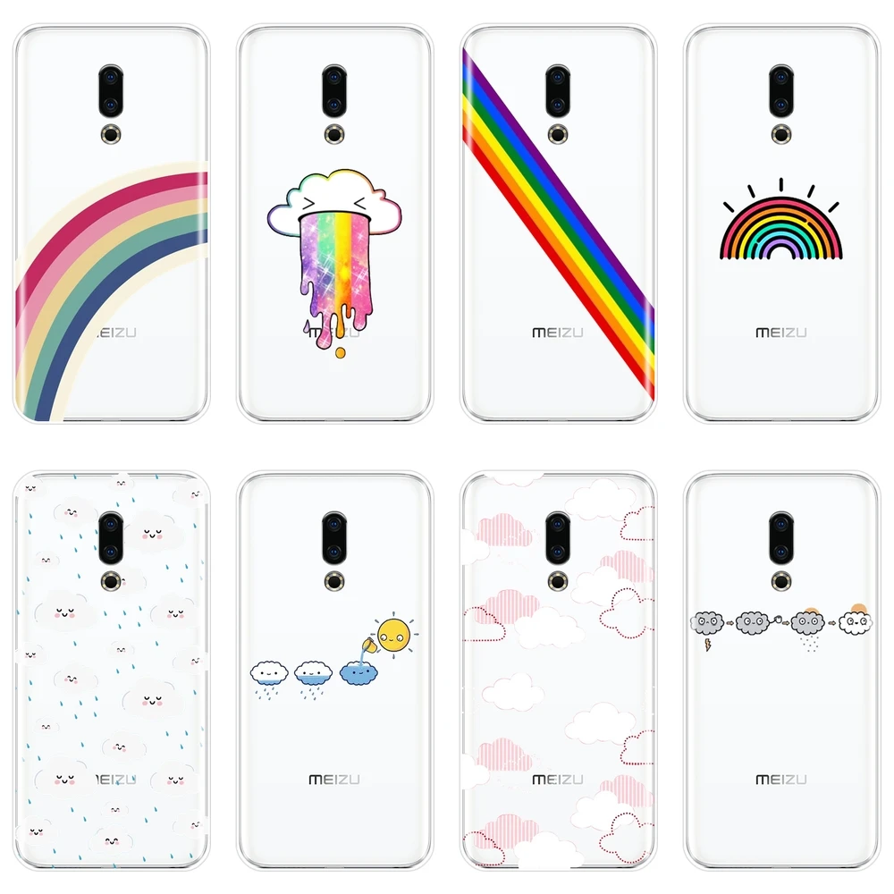 Чехол для телефона Meizu 15 Lite 16 Plus 16th 16x мягкий силиконовый чехол с забавными