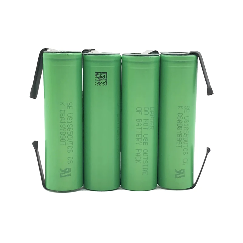 18650 аккумулятор vtc6 us18650vtc6 diy никель 3000mAh 3 7 v 30A аккумуляторные батареи для