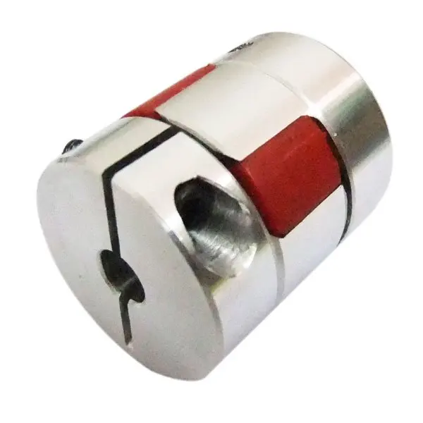 

4 PCS/LOT 6.35mm to 8mm Spider Shaft Coupling 6.3x8mm Jaw Flexible Coupling Plum Coupler Diameter 25mm Length 30mm