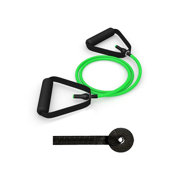 Green- Door anchor 120 см, тянущаяся веревка для йоги, эластичные резинки для фитнеса, веревка, резинки для тренажеров, экспандер для упражнений, пробки для тренировок - Цвет: Green- Door anchor