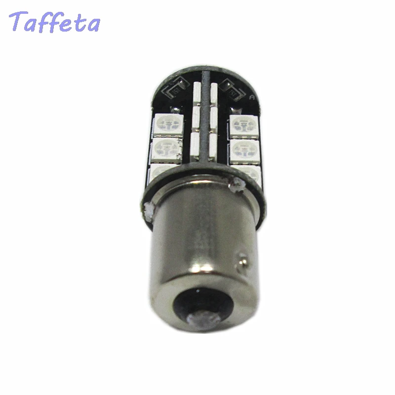 2 шт 12V 1156 BA15S P21W светодиодный с несколькими цветами RGB Цвет 5050 27SMD автомобиля
