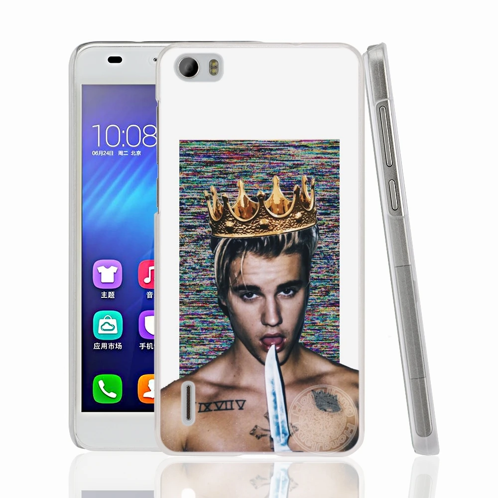 Универсальный чехол HAMEINUO для сотового телефона Джастин Бибер huawei honor 3C 4A 4X 4C 5X 6 7 8