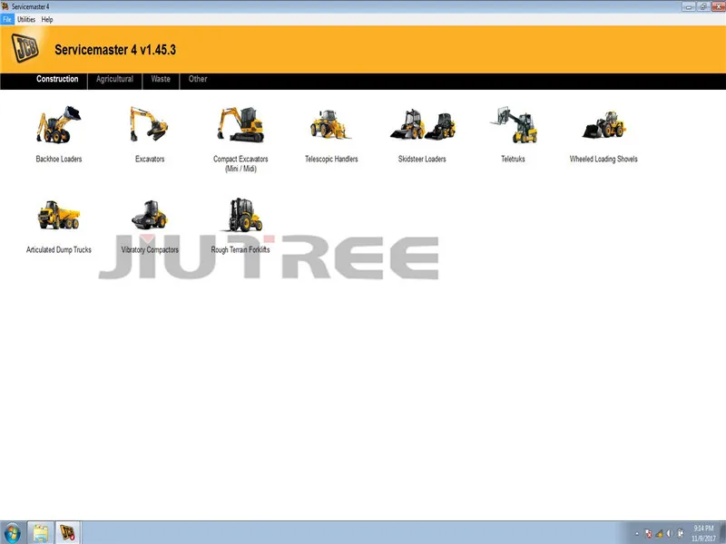 Строительный Экскаватор диагностический сканер для сервис JCB Master электронный сервисный инструмент интерфейс с программным обеспечением 1.45.3 HDD