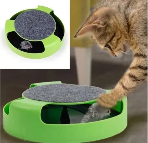 Pet котёнок Кот Игрушка поймать мышь Интерактивная тренировка | Дом и сад