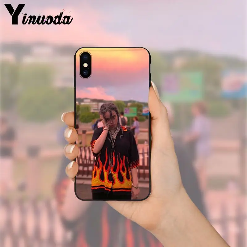 Yinuoda Billie Eilish красочные милые аксессуары для телефонов Чехол iPhone 6S 6plus 7plus 8 8Plus X Xs MAX