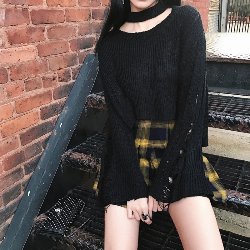 Женская юбка с высокой талией желтая черная красная плиссированная в стиле