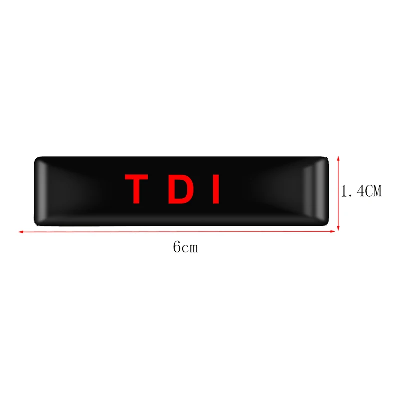 2/4/10 шт. автомобильный Стайлинг 3D TDI декоративная наклейка эмблема кузова