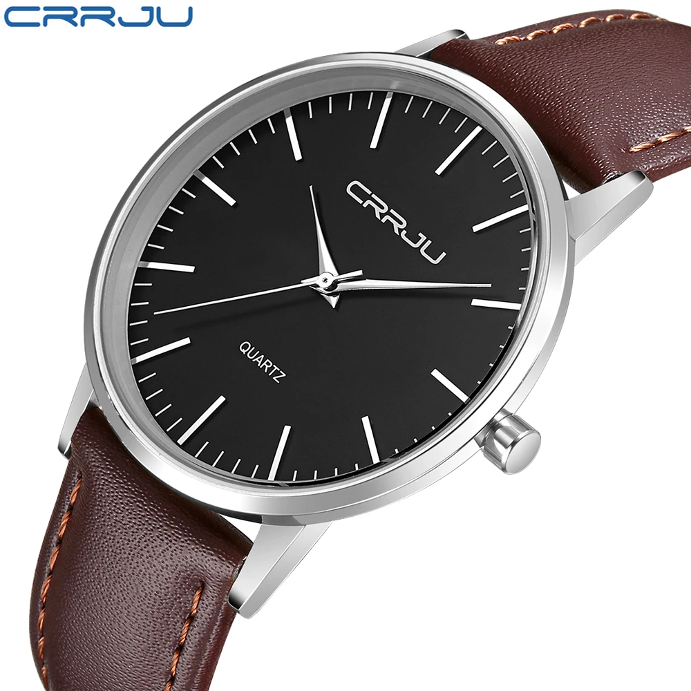 Relogio masculino CRRJU Роскошные брендовые аналоговые спортивные наручные часы с