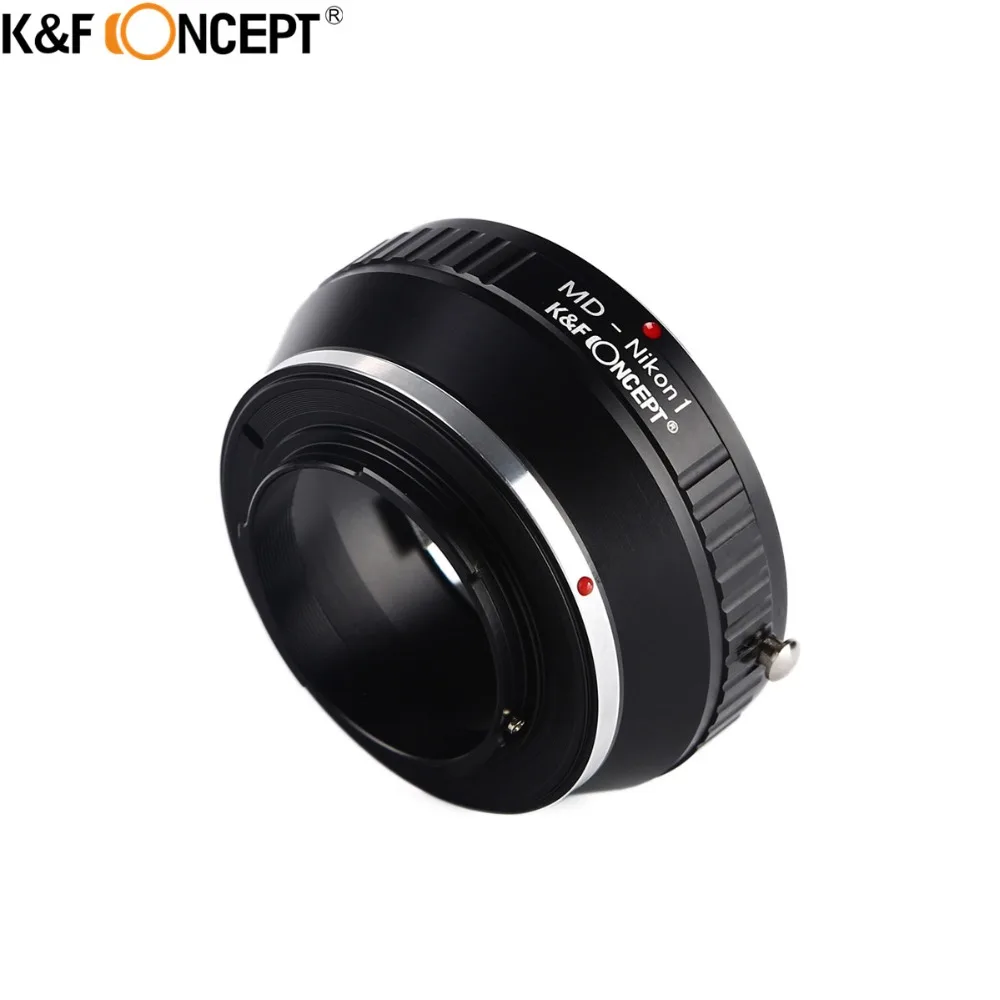 K & F CONCEPT для объектива камеры EOS M4/3 кольцо адаптер Minolta MD к корпусу Nikon1 V1/J1|k&f concept