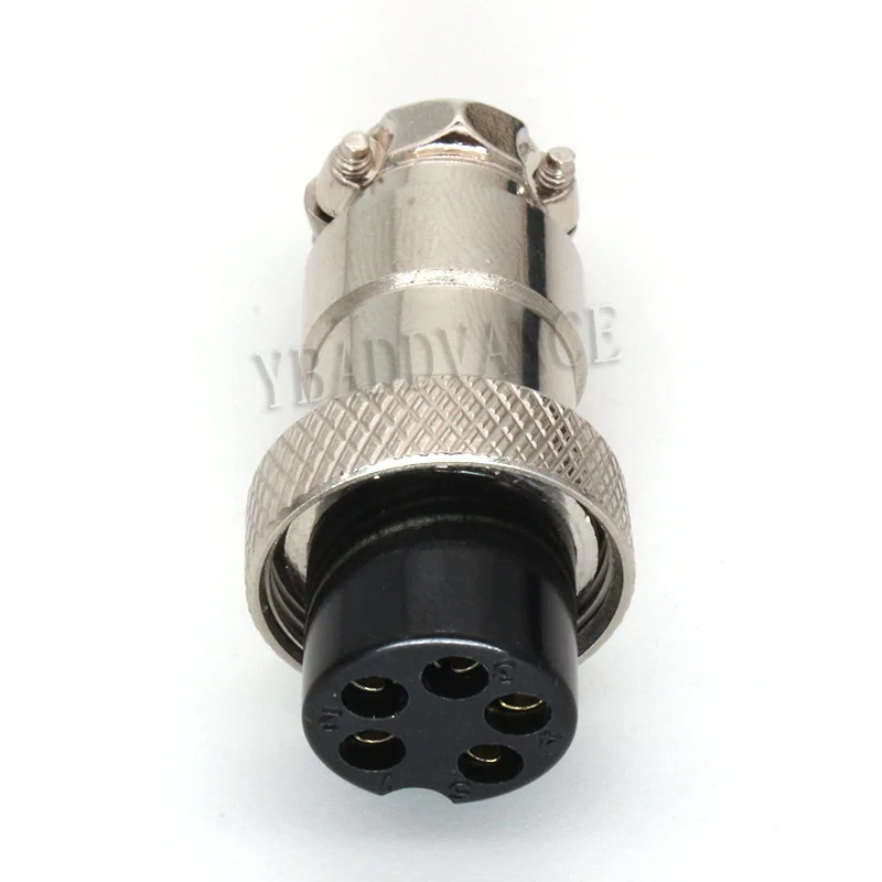 5 контактный металлический авиационный круглый разъем BCGX165F GX12 GX14 GX16 GX20 GX25