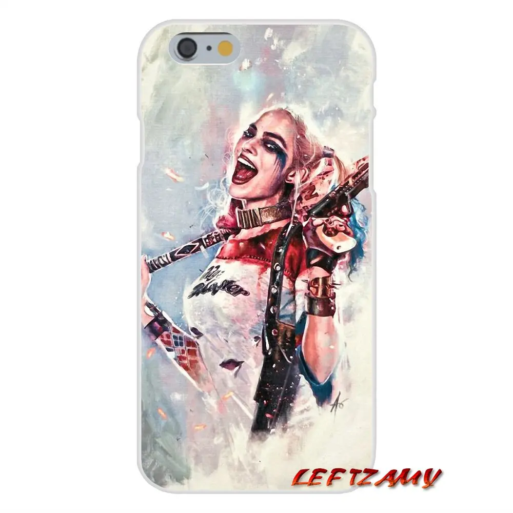 Suicide Squad Harley Quinn Comics Slim Silicone phone Case For iPhone X 4 4S 5 5S 5C SE 6 6S 7 8 Plus | Мобильные телефоны и