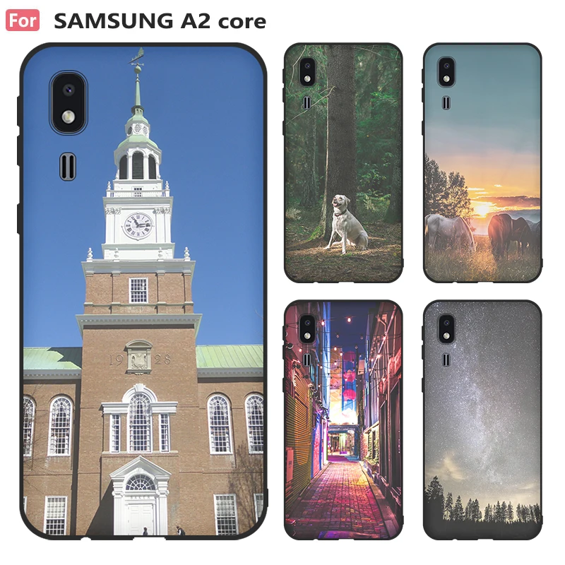 Стильный силиконовый чехол хорошего качества для телефона samsung Galaxy A2 CORE защитный
