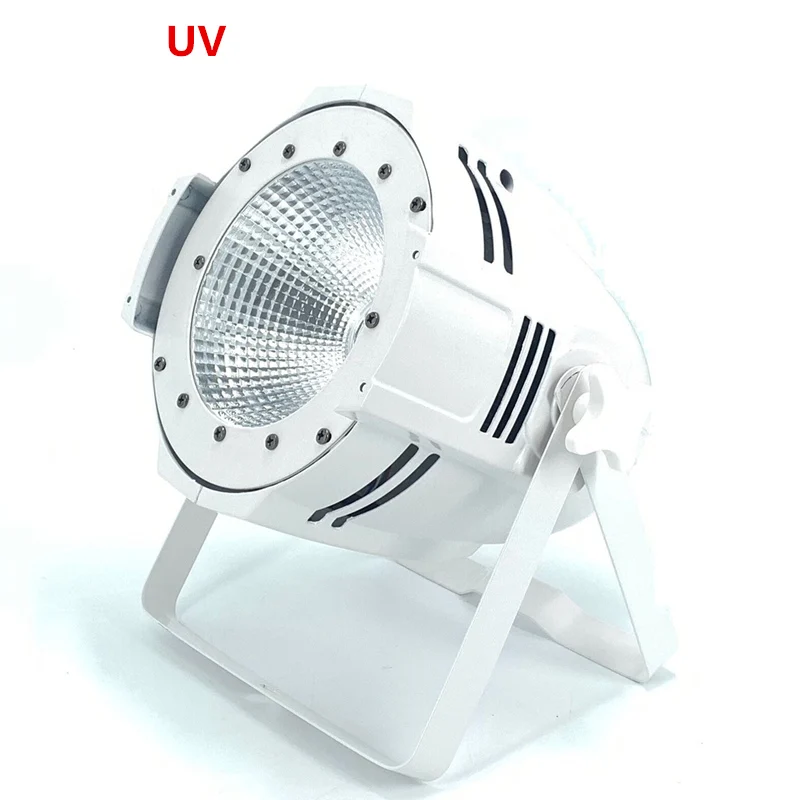 UV Алюминиевый сплав светодиодный par 200 Вт COB RGBW 4в1/RGB 3в1/теплый белый холодный белый светодиодный Par Can Par64 Светодиодный точечный светильник световая установка диджея DMX контроллер - Цвет: UV