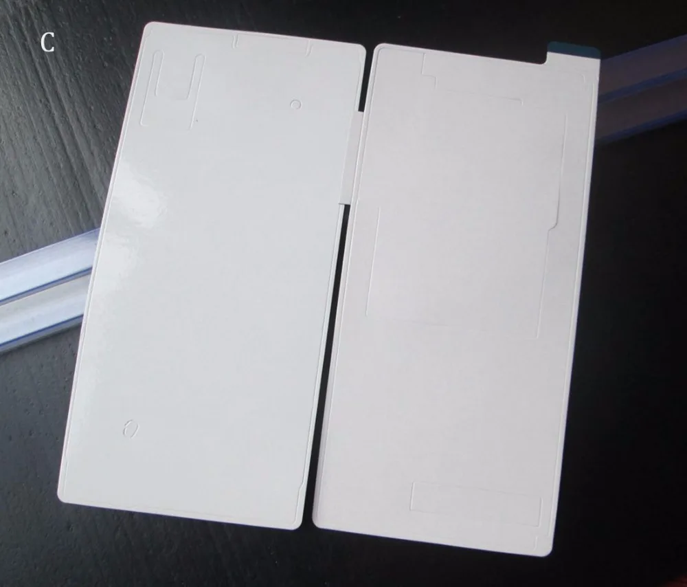 BLINGIRD передняя + задняя клейкая лента наклейка для Sony Xperia Z3 D6603 D6643 D6653 LCD Корпус