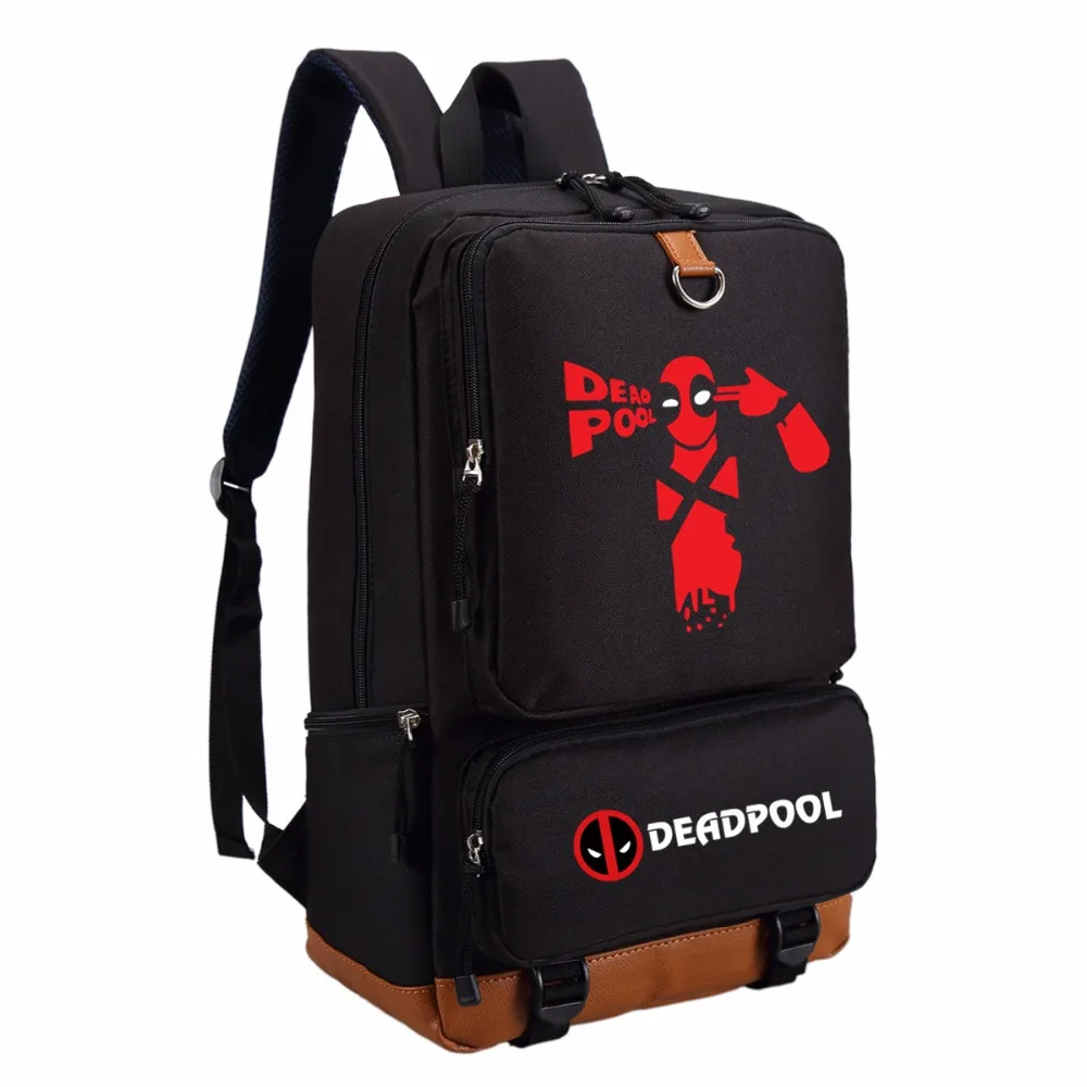Рюкзак WISHOT Deadpool сумка через плечо для подростков дорожный рюкзак школьный