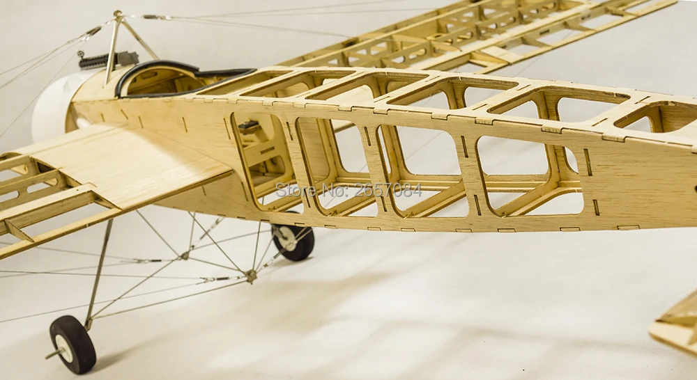 Balsawood модель самолета лазерная резка масштаб Fokker E. III Eindecker WW1 истребитель лазерная резка набор из пробкового дерева 1520 мм(6") строительный комплект дерево