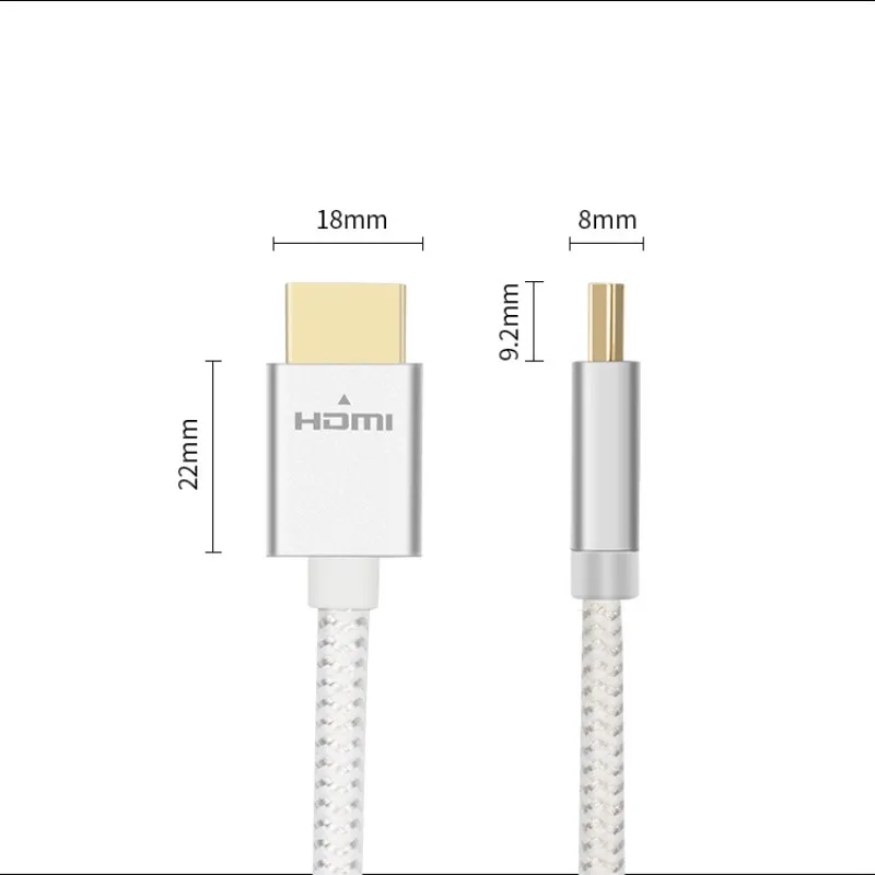 Кабель HDMI 2 0 4K * 2K 60Hz HD кабель для ноутбука Xiaomi проектор переключатель PS4 TV Box 360 1 m 2m