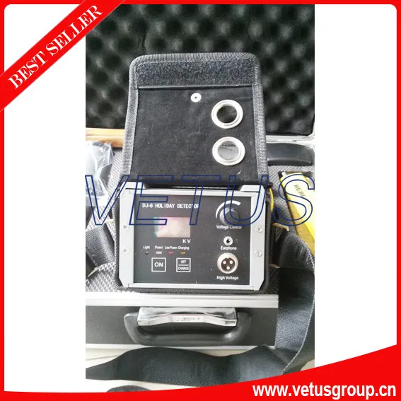 

DJ-6B Electric spark Leak Detector Holiday detector Metal anti-corrosion coating leak detector With 0.05mm to10mm range