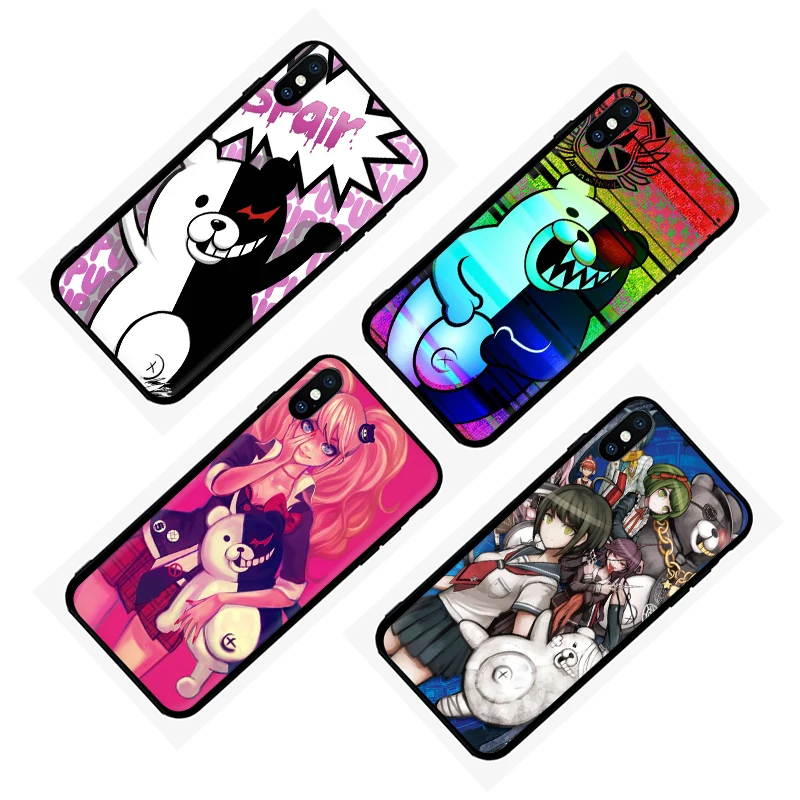 Мягкий чехол Danganronpa monokuma для телефона iPhone 5 5S SE 2020 6 6S Plus 7 8 X XS XR 11 12 Pro Max Mini|Бамперы| |