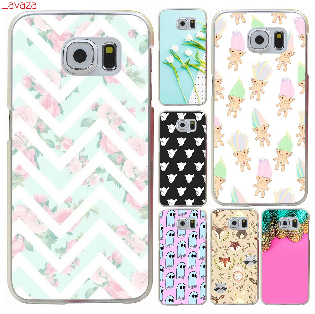 Lavaza Kawaii Наклейки на еду от кальмара и свиньи жесткий чехол для телефона Samsung Galaxy S8