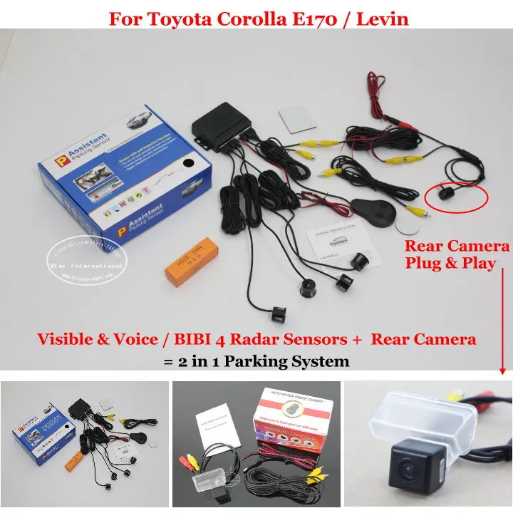 Автомобильный датчик парковки камера заднего вида сигнализации система для Toyota