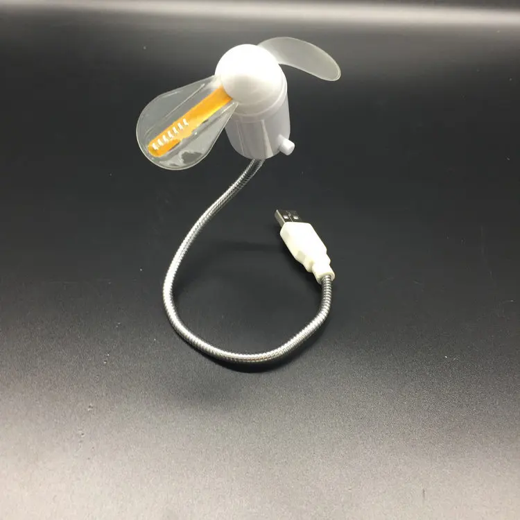 Мини USB вентилятор гаджеты гибкий светодиодный часы Прохладный для ноутбук Laptop