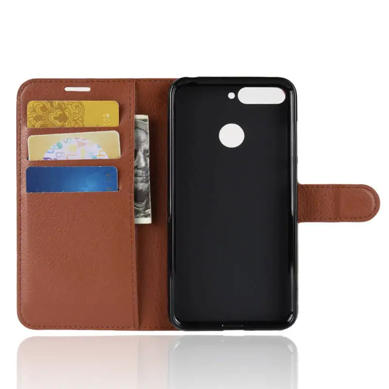 Huawei Y6 Prime 2018 Case Cover Luxury Wallet PU Leather Back Phone ATU-L31 ATU-L42 Y6Prime | Мобильные телефоны и