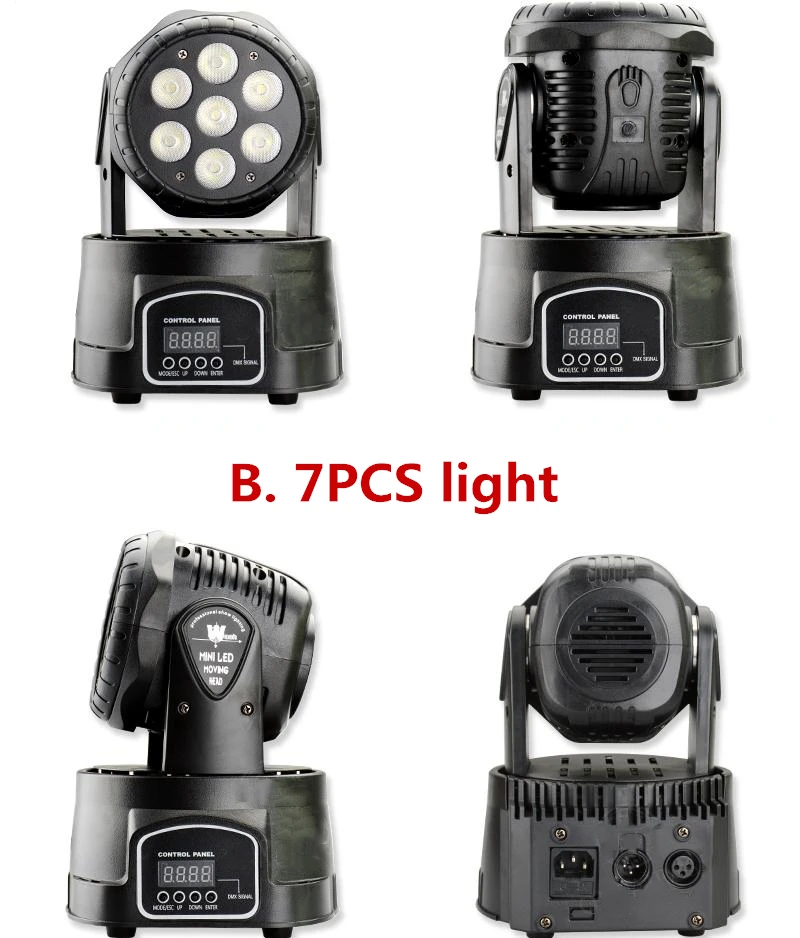 Stage PAR Light 18 Moving Head Staining Lights 7 Double Side Shaking Night Club KTV Flash Beam Bar Lanterns CD50 W01 | Лампы и
