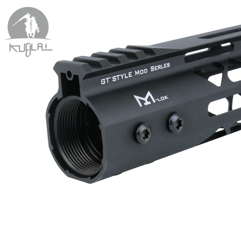 Тактический Черный Красный Handguard гель бластер M-LOK10 12 15 дюймов Тонкий свободный поплавок Handguard Пикатинни кронштейн для AEG