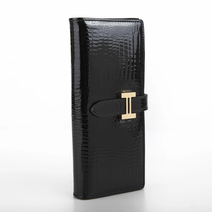 100%Brand Hot Sale New Fashion Ladies Clutch Genuine Leather Purse Women's Wallets Cowhide Long Design Free Shipping | Багаж и сумки