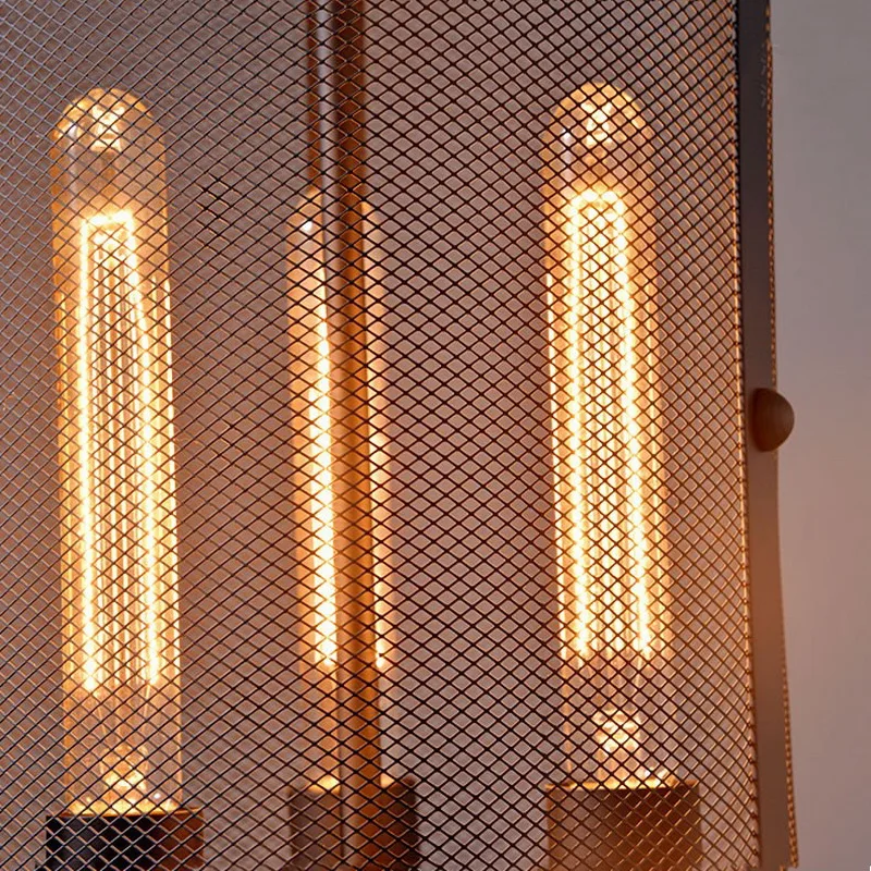 Американский винтажный подвесной светильник из кованого железа в стиле ретро