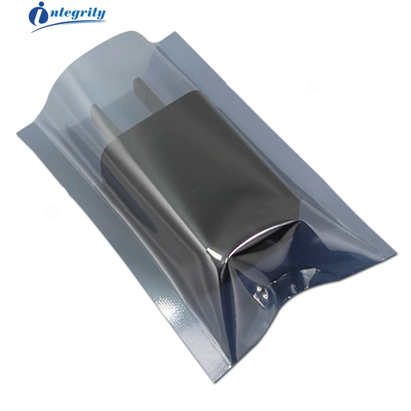 INTEGRITY-Bolsa de almacenamiento antiestática, paquete de plástico antiestático, embalaje impermeable, tamaño pequeño/mediano
